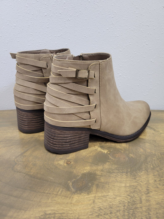 Pierre Dumas Taupe Gossip Bootie