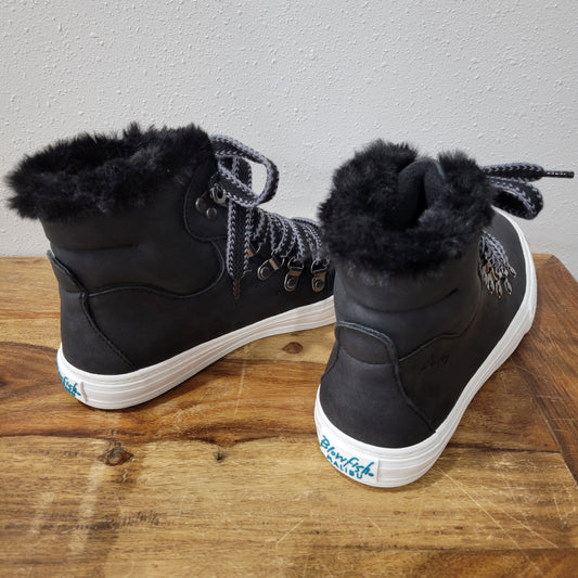 Blowfish Black Ranger Amherst Fleece Lined High Top Sneaker