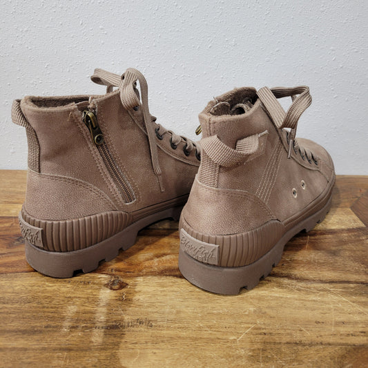 Blowfish Forever Mocha Lug Sole High Top Sneaker