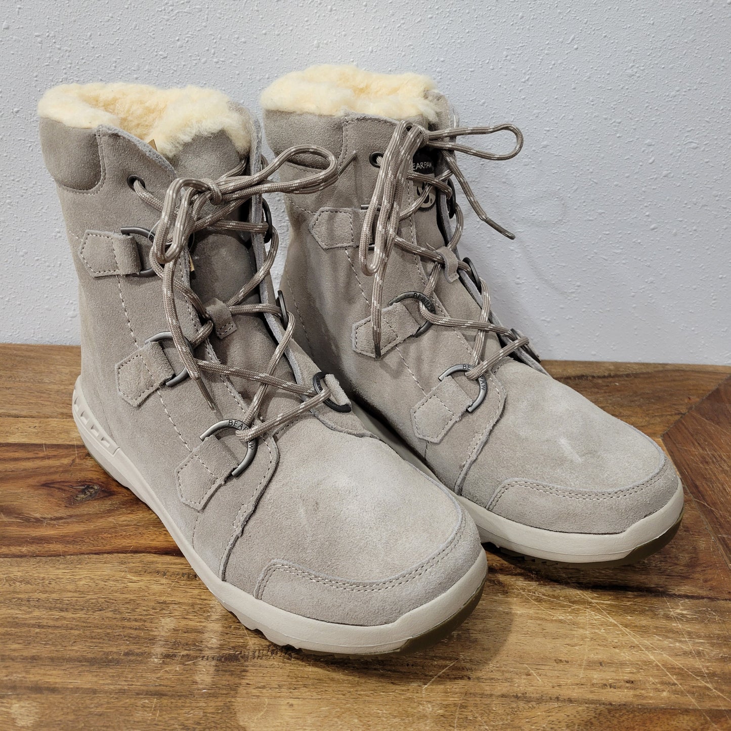 BearPaw Stone Tyra Lace Up Boots