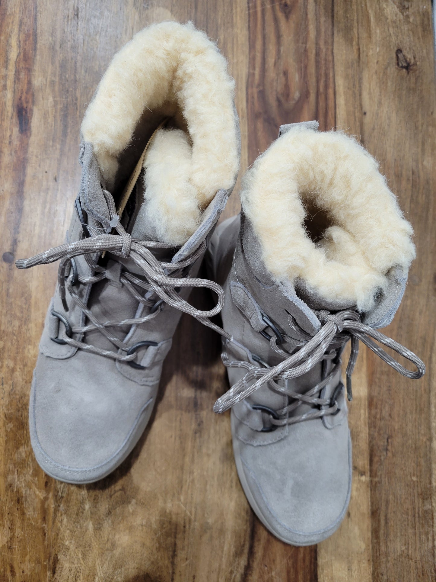 BearPaw Stone Tyra Lace Up Boots