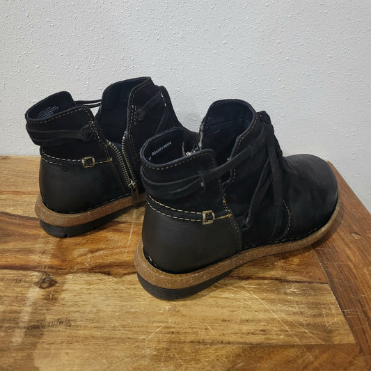 Born Black Distressed Tarkiln Boots