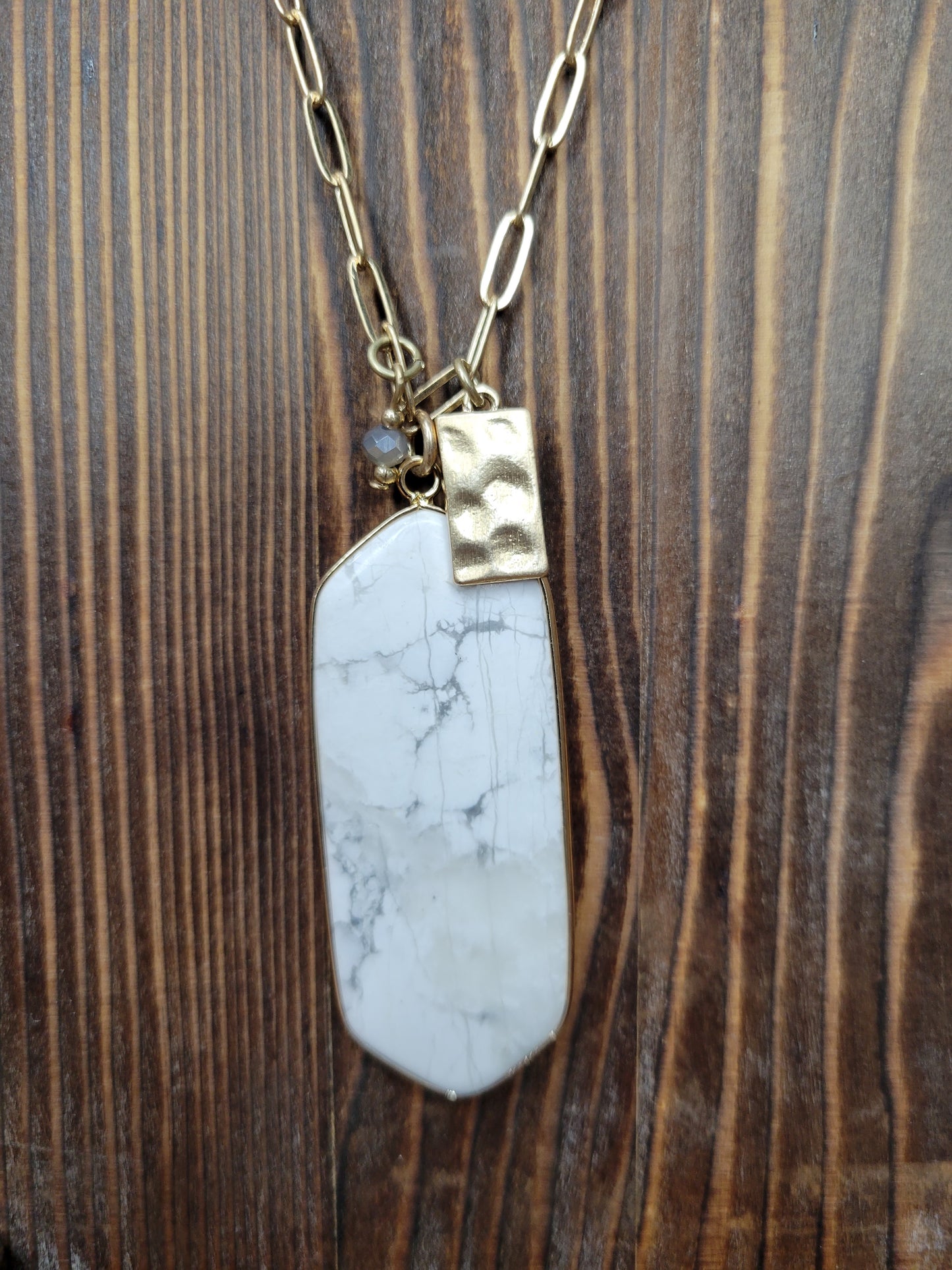 Gold Marble Alexa Necklace