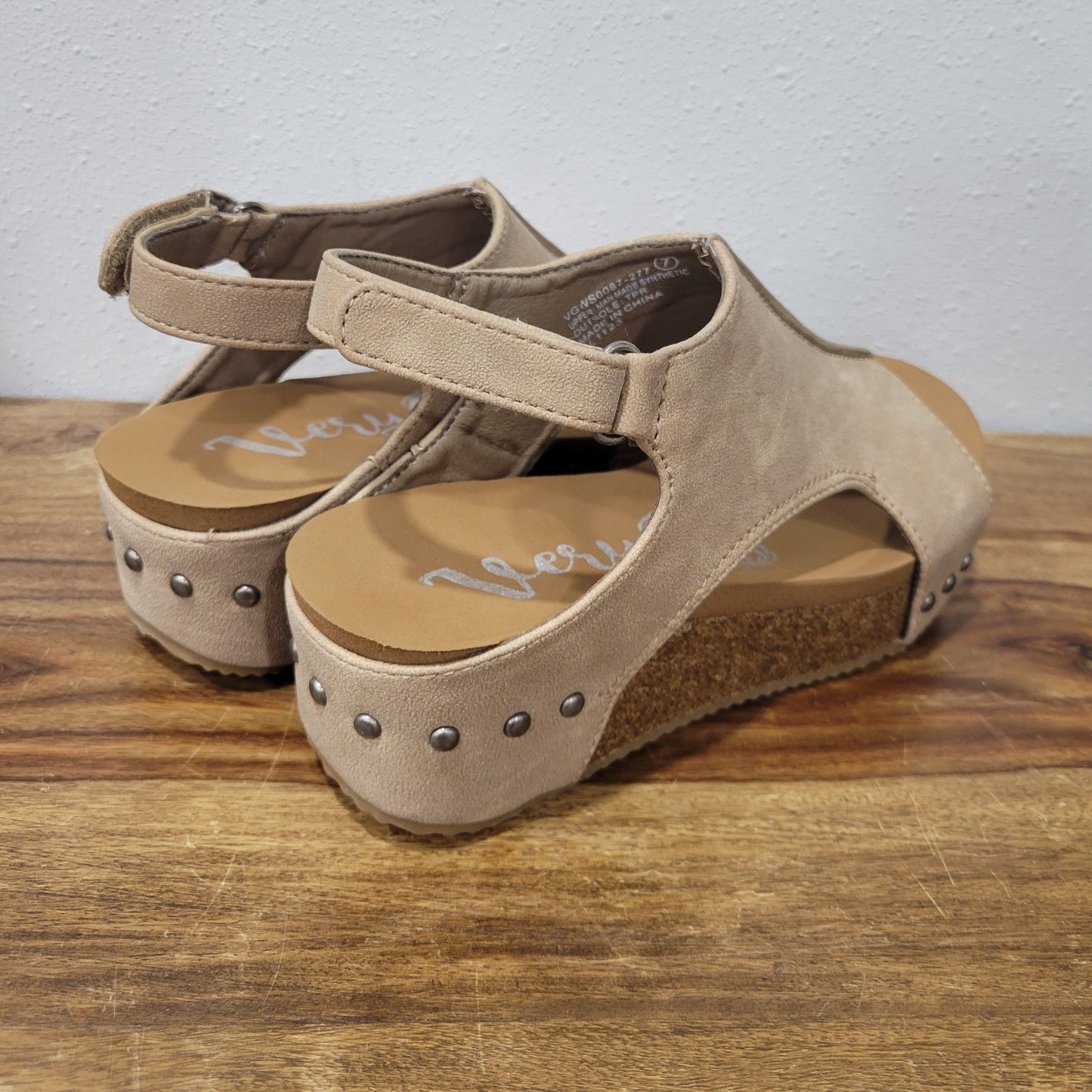 Very G Taupe Rein Wedge