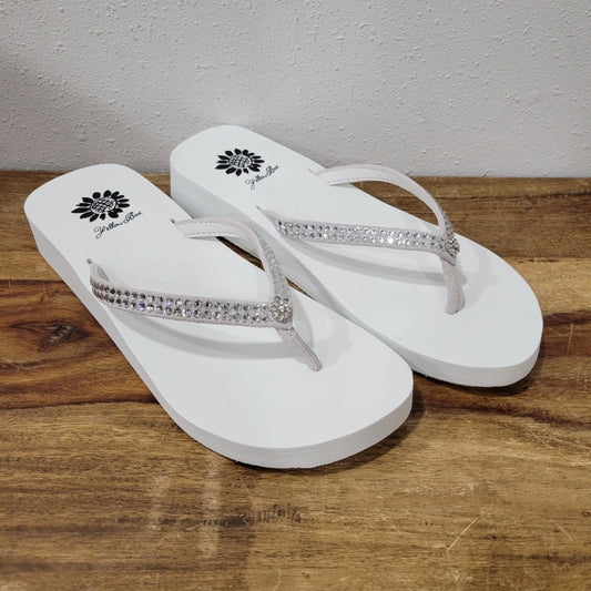Yellowbox White Jello Sandals