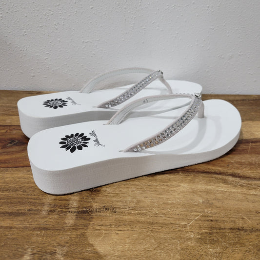 Yellowbox White Jello Sandals