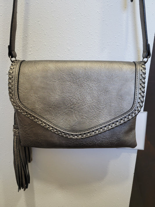 Jen & Co. Pewter Sloane Crossbody