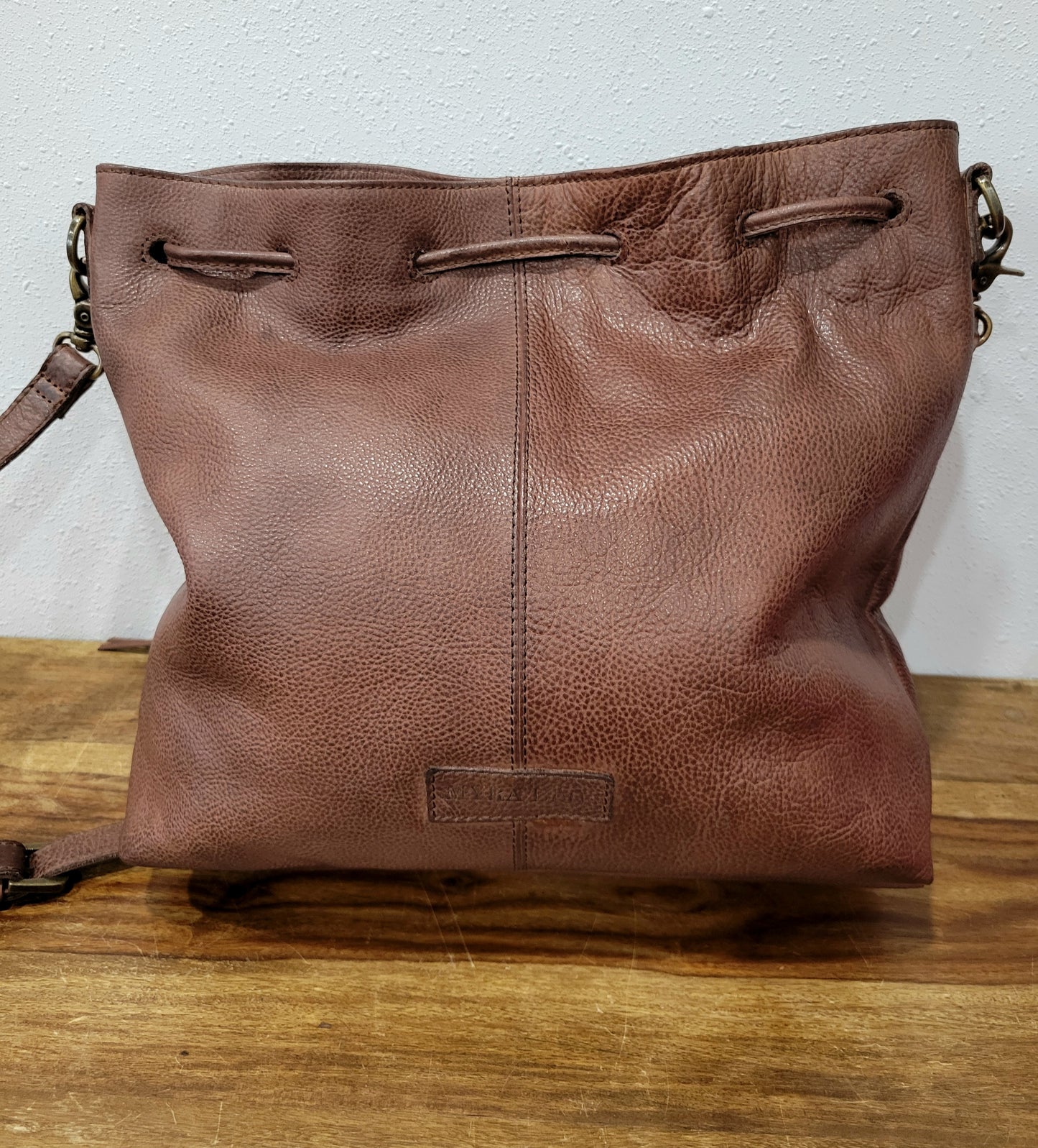 Myra Bag Mckennon Trail Leather Bucket Bag