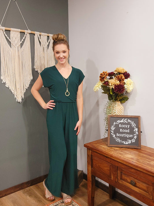 Gilli Emerald Green Jumpsuit