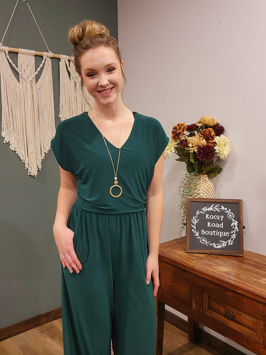 Gilli Emerald Green Jumpsuit