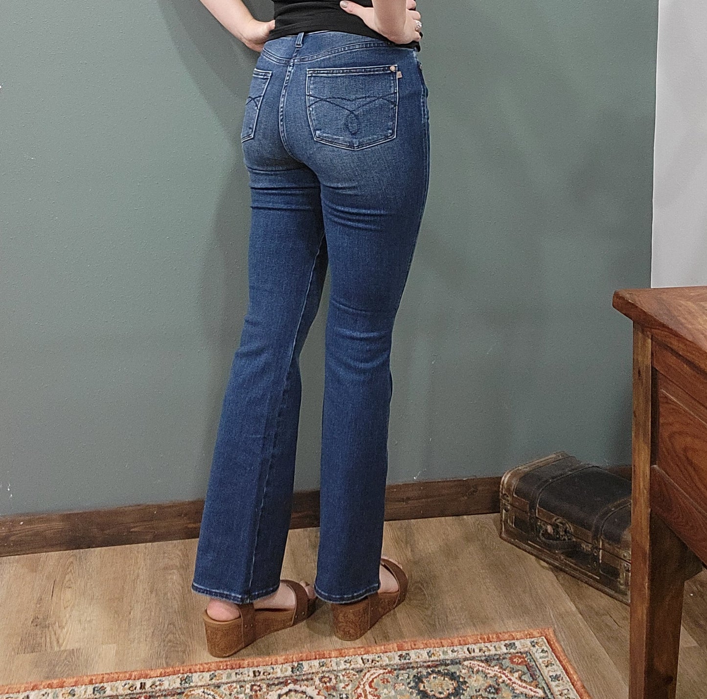 Judy Blue Long Inseam Tummy Control Bootcut