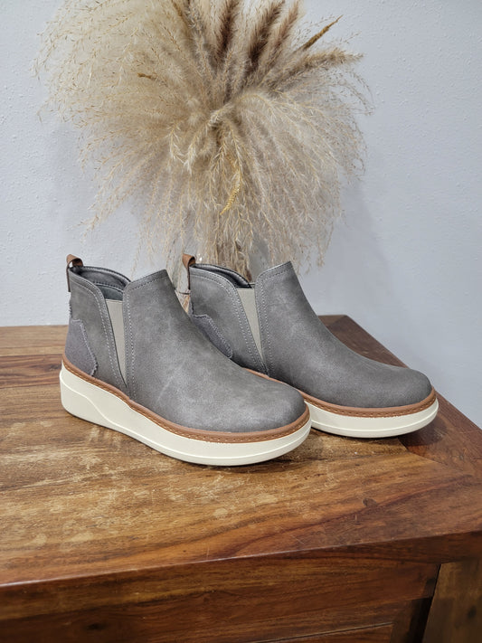 Blowfish Malibu Ankle Boot Slip On / Charming Charcoal