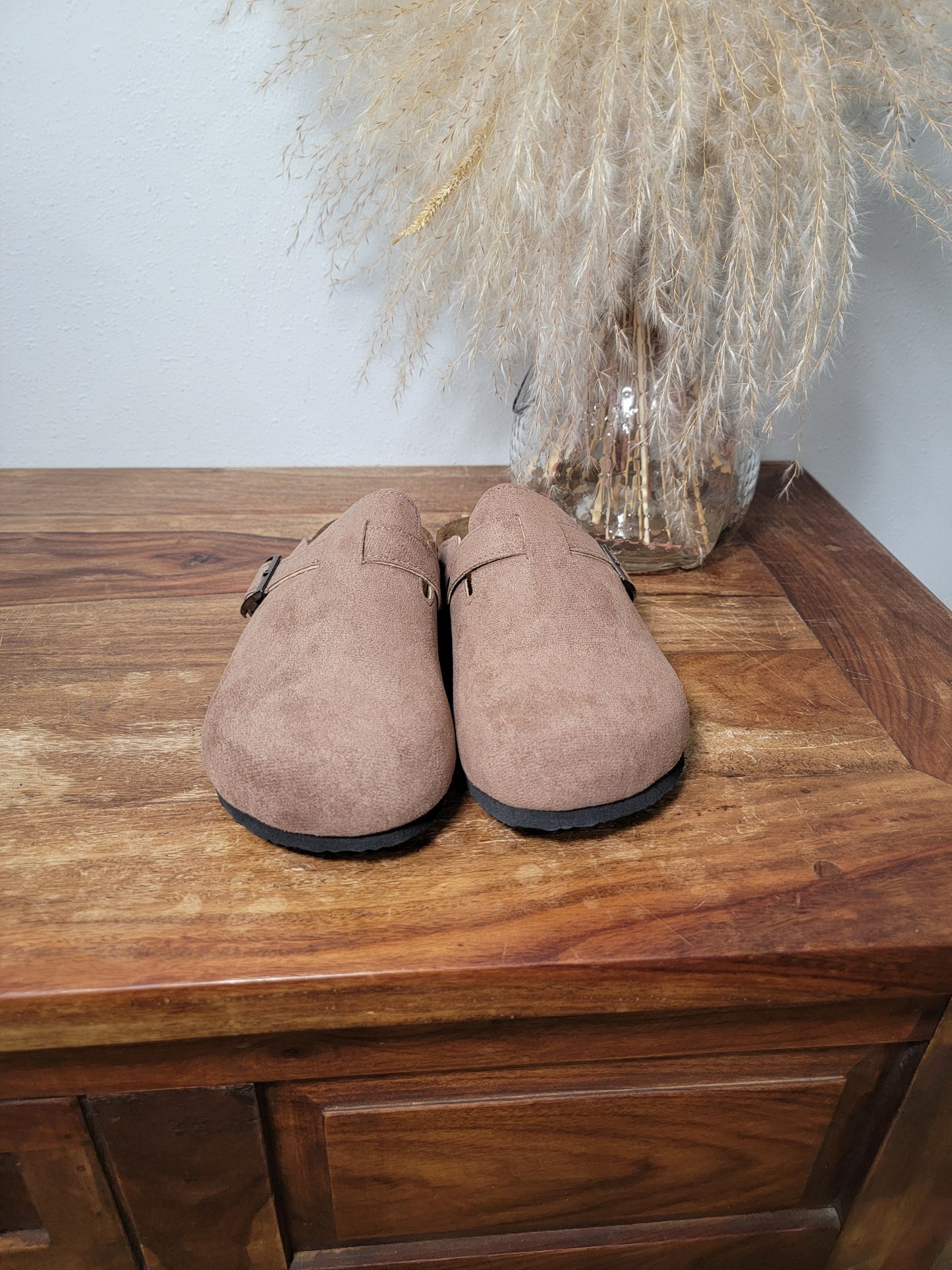 Outwoods Suede Slip Ons / Bria-1 Taupe