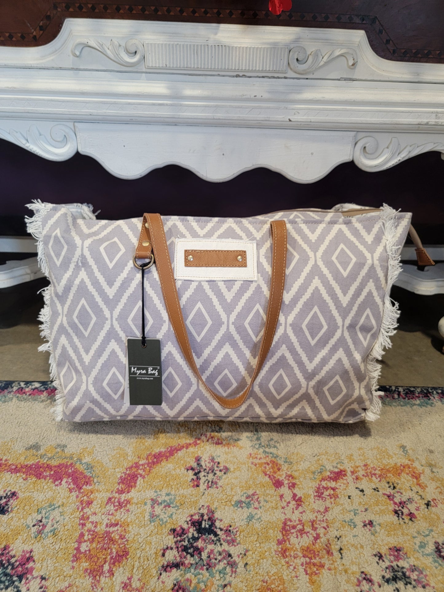 Myra Bag Mist Weaver Weekender Bag