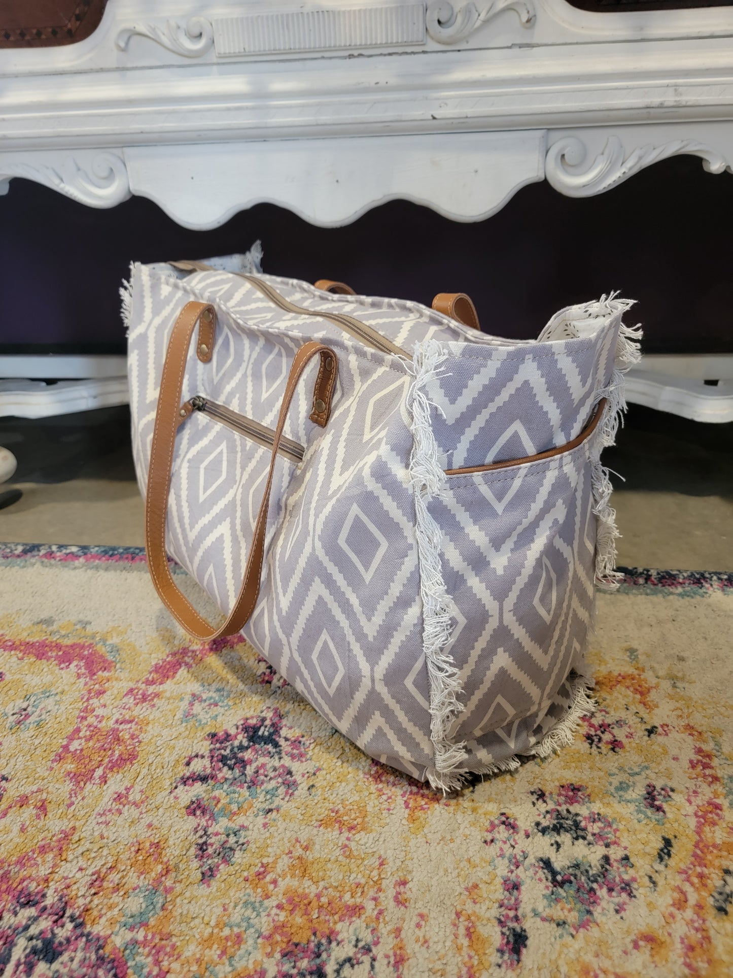 Myra Bag Mist Weaver Weekender Bag