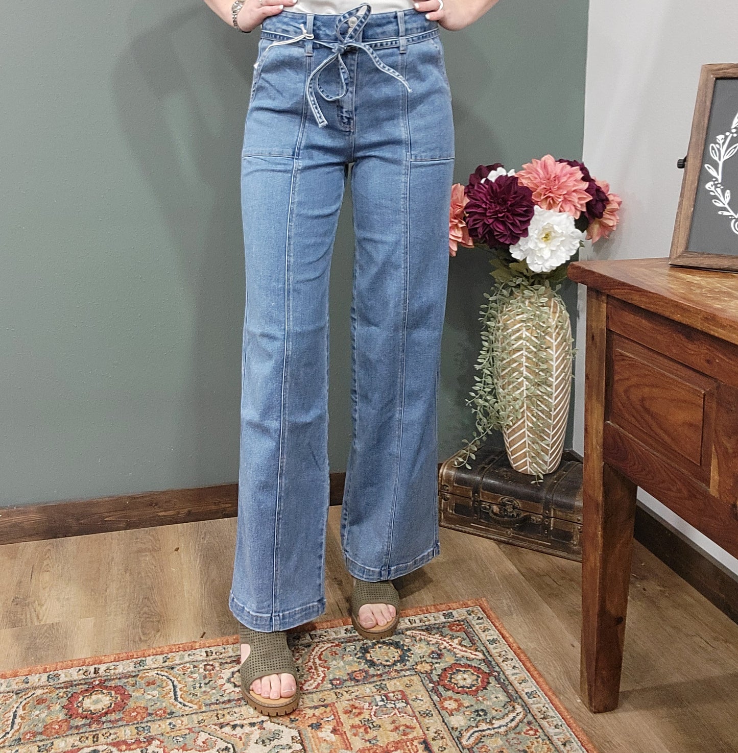 Vervet Olivia Wide Leg Trouser Jean