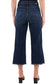 Chloe High Rise Wide Leg Cropped Frayed Jeans: Vintage Tint Dark Wash
