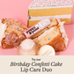 Poppy & Pout Birthday Cake Lip Balm- Purple