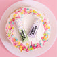 Poppy & Pout Birthday Cake Lip Balm- Purple