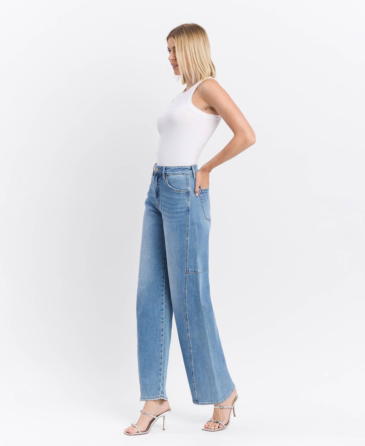 Lovervet Super High Rise Full Length Wide Barrel