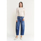 Mica Denim Super High Rise Ankle Barrel