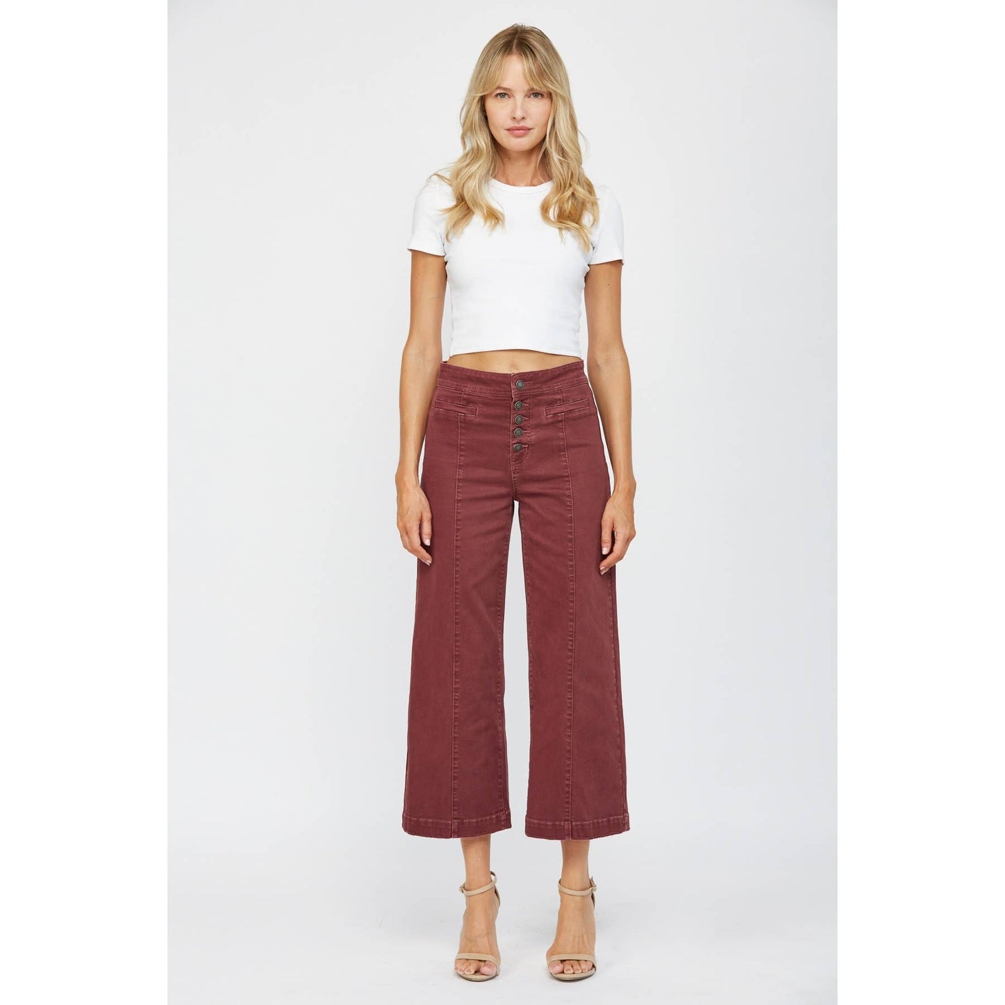 Mica High Rise Crop Wide Leg
