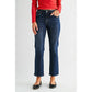 Mica Denim Mid-Rise Straight Ankle