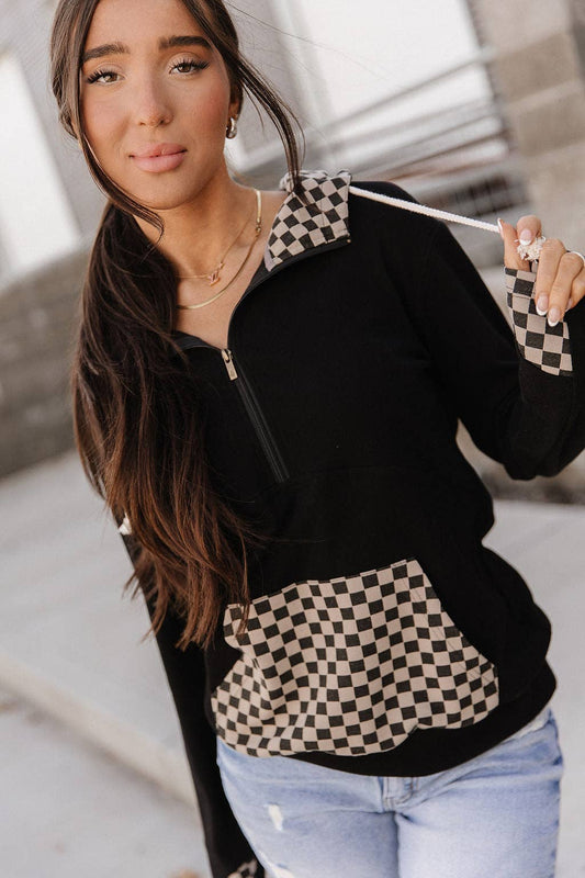 Ampersand Ave Half Zip Sweatshirt - New Horizons