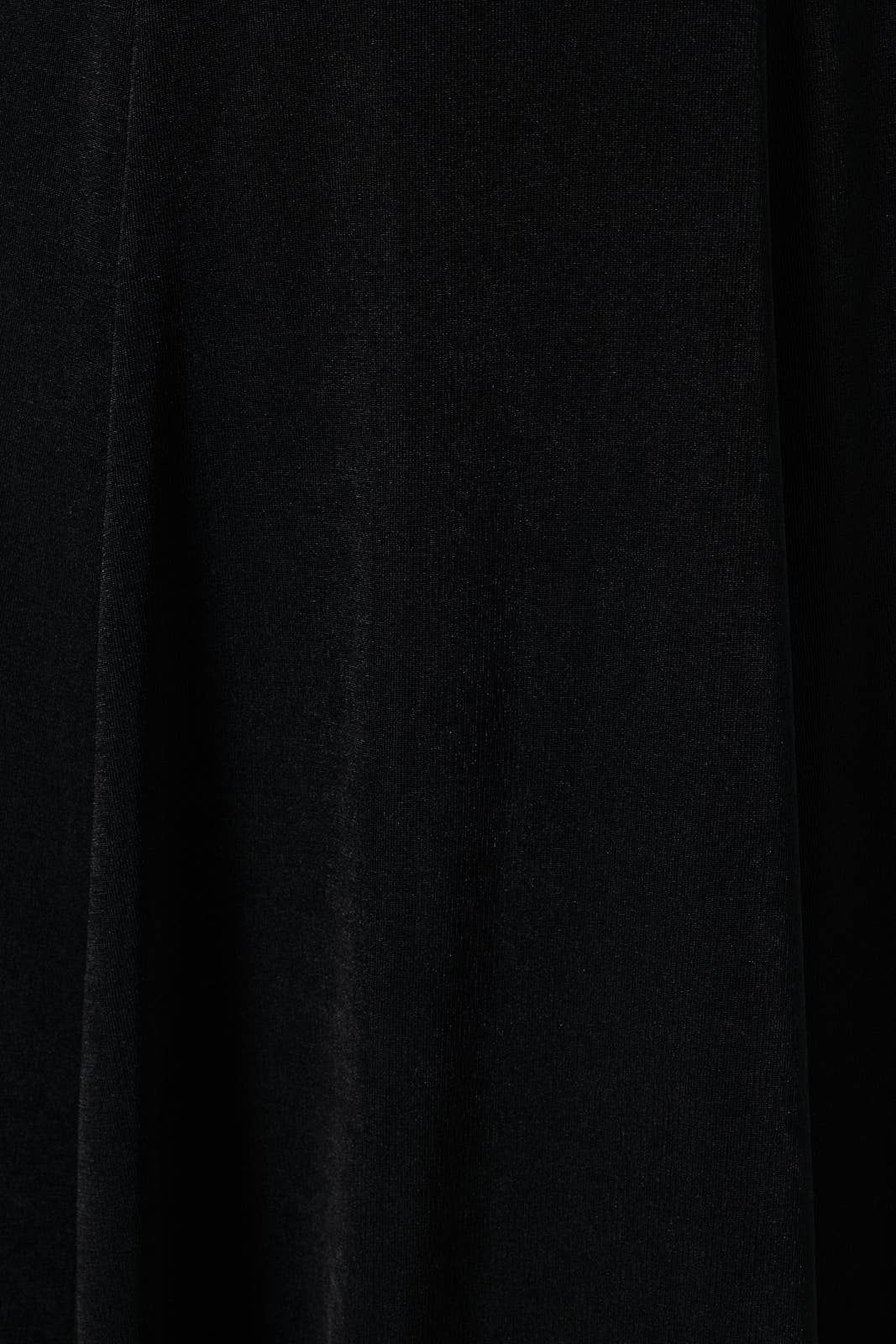 Gilli Boat Neck Fit & Flare Mini Dress: Black