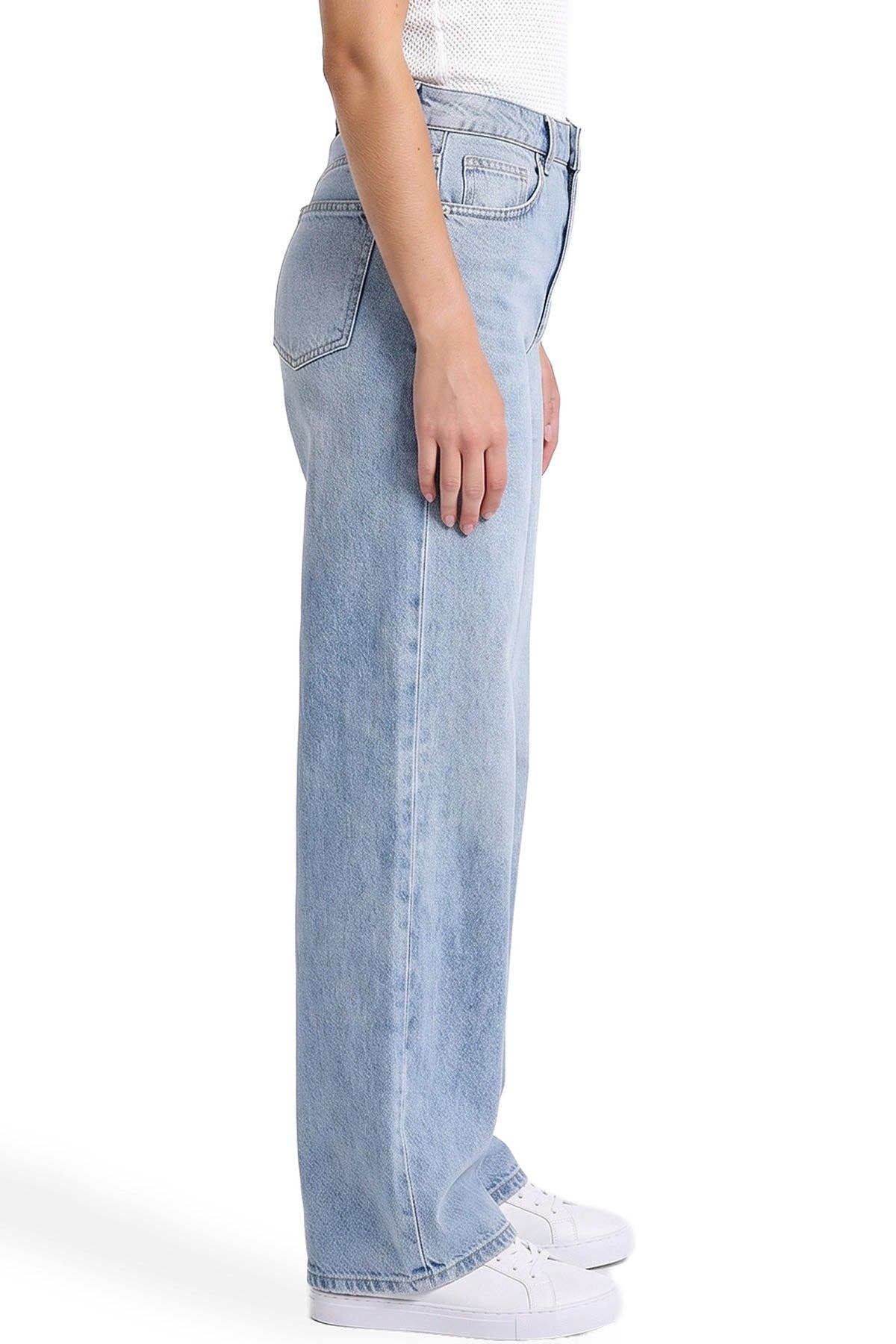 Chloe RFM High Rise Wide Leg Jeans