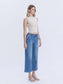 Lovervet High Rise Two Button Trouser Hem Wide Leg