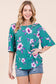 Floral Print Fuchsia Tunic