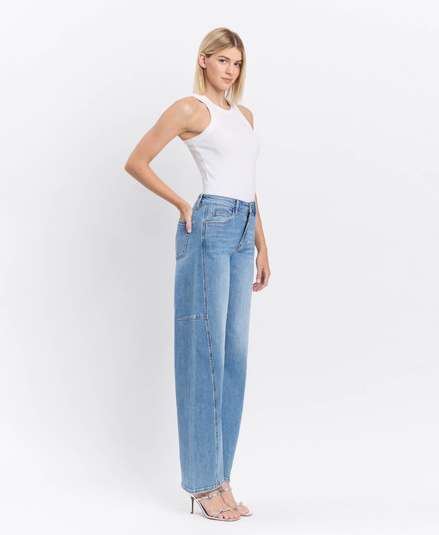 Lovervet Super High Rise Full Length Wide Barrel