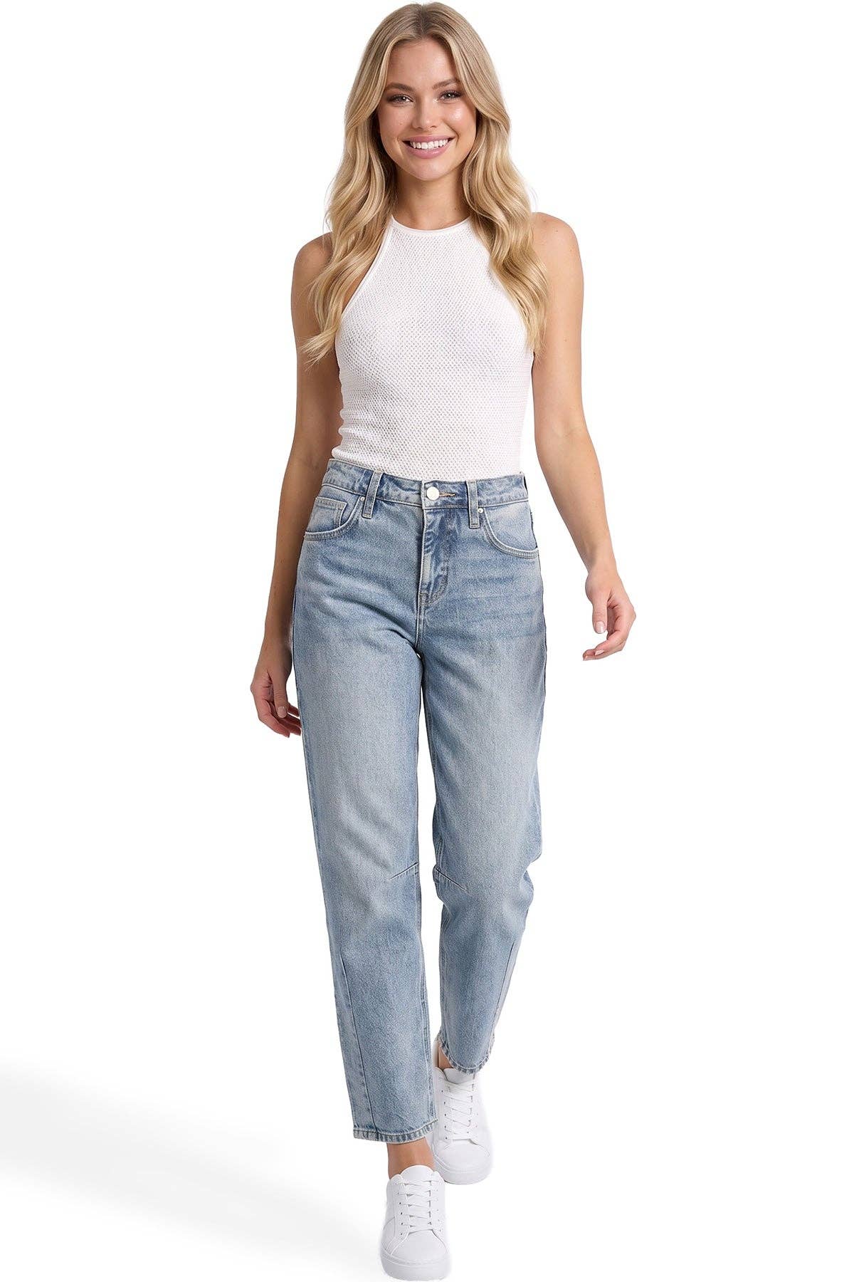 RFM High Rise Barrel Jeans