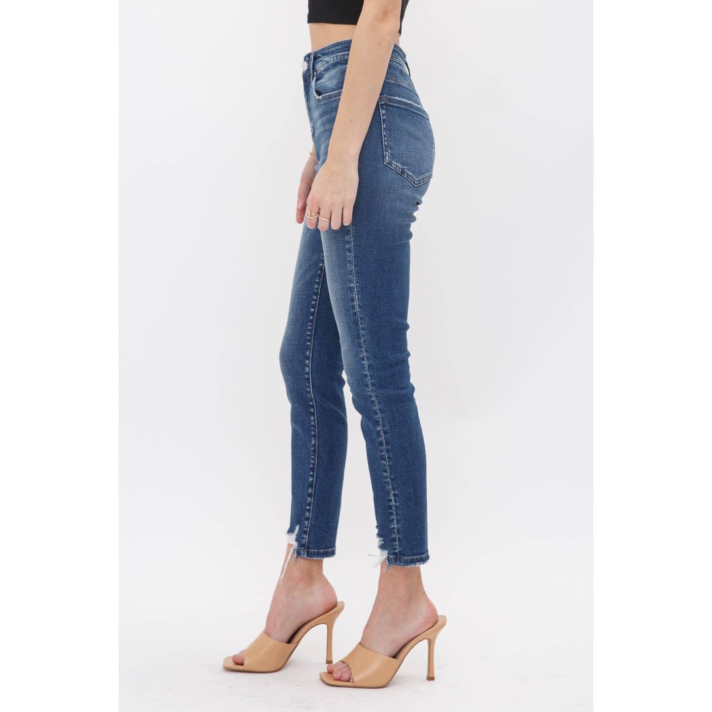 Mica High Rise Crop Skinny
