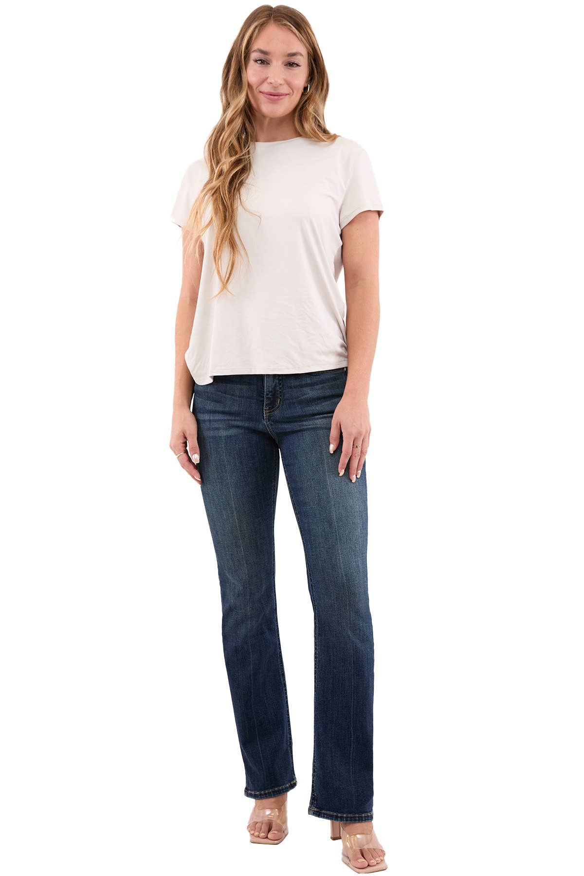 RFM Mia High Rise Bootcut Jean - Dark Wash
