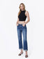 Lovervet High Rise Cuffed Crop Straight