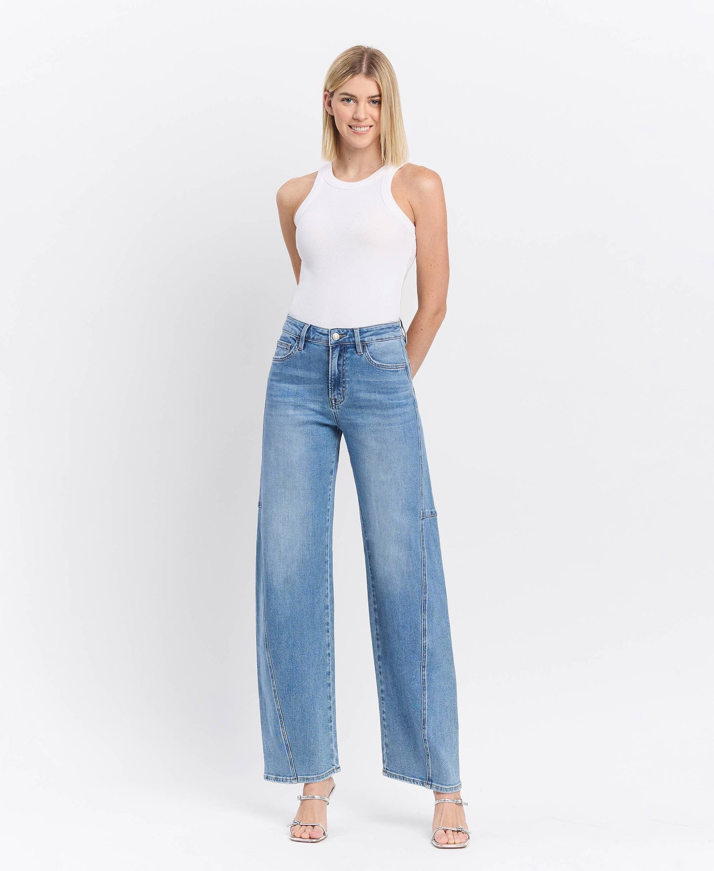 Lovervet Super High Rise Full Length Wide Barrel