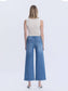 Lovervet High Rise Two Button Trouser Hem Wide Leg