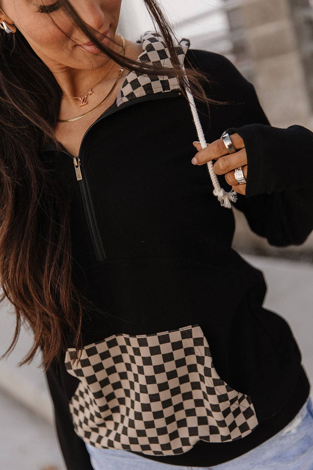 Ampersand Ave Half Zip Sweatshirt - New Horizons
