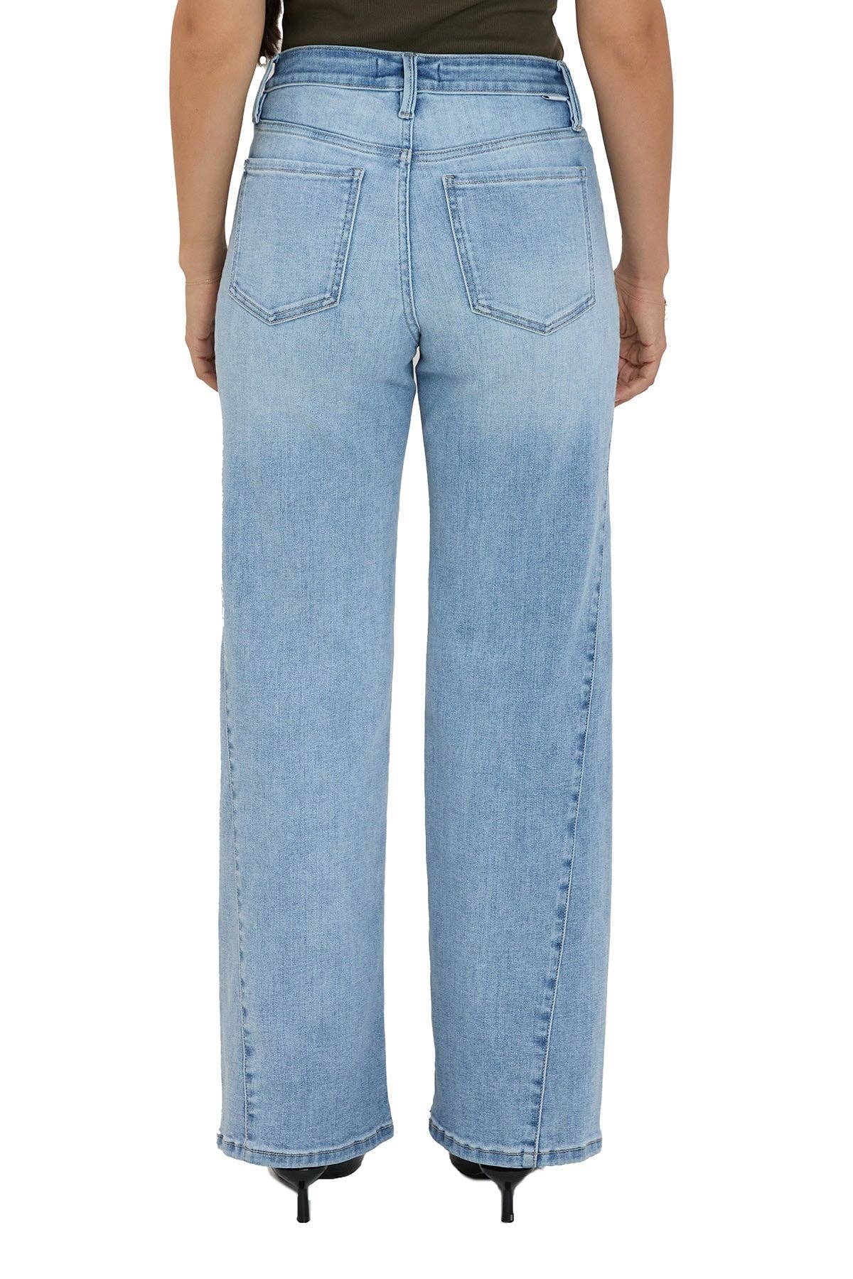RFM Hailey High Rise Contour Wide Leg Jeans