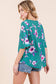 Floral Print Fuchsia Tunic