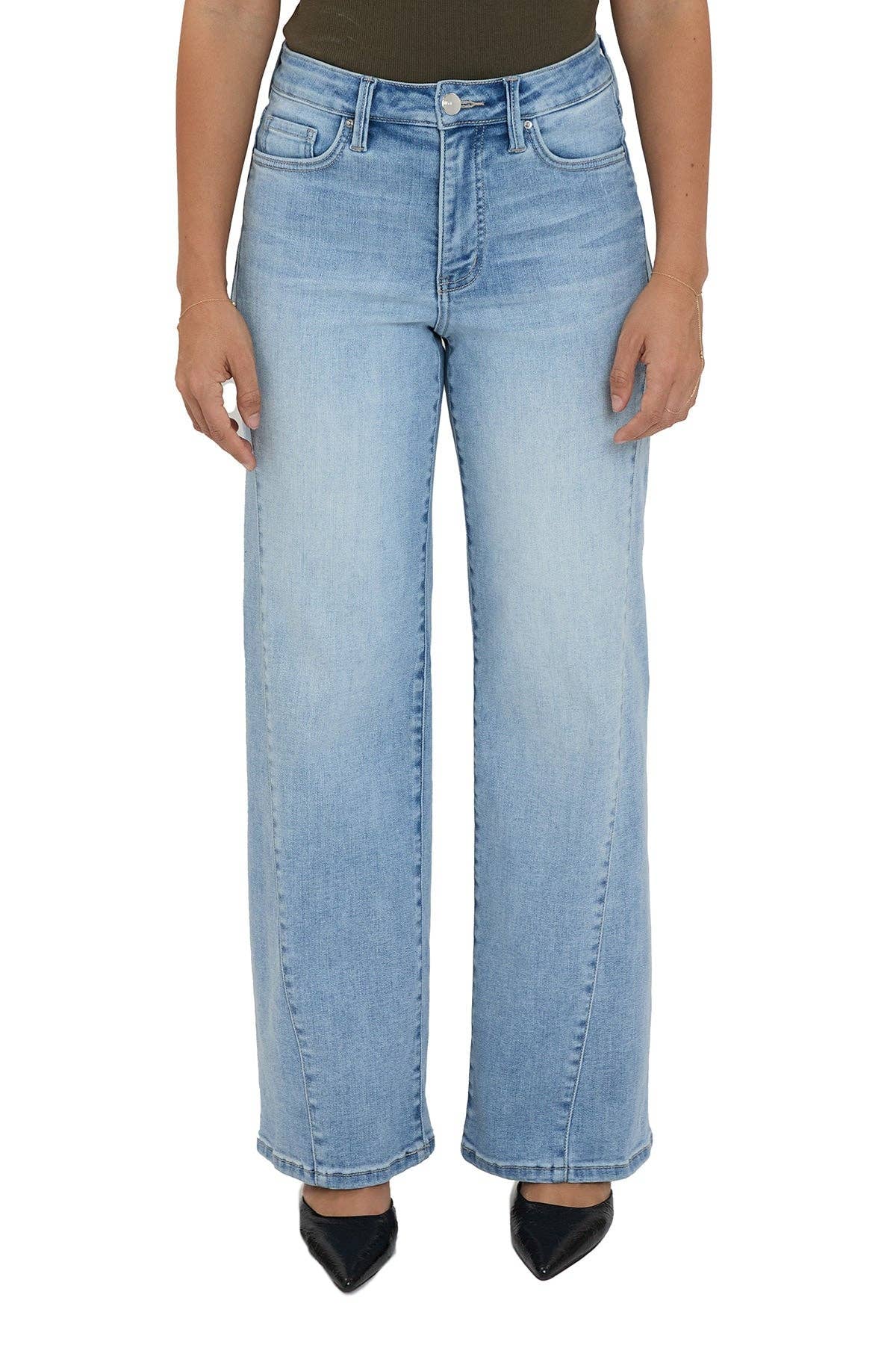 RFM Hailey High Rise Contour Wide Leg Jeans