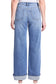 Hailey High Rise Cuff Wide Leg Jeans: Medium Wash