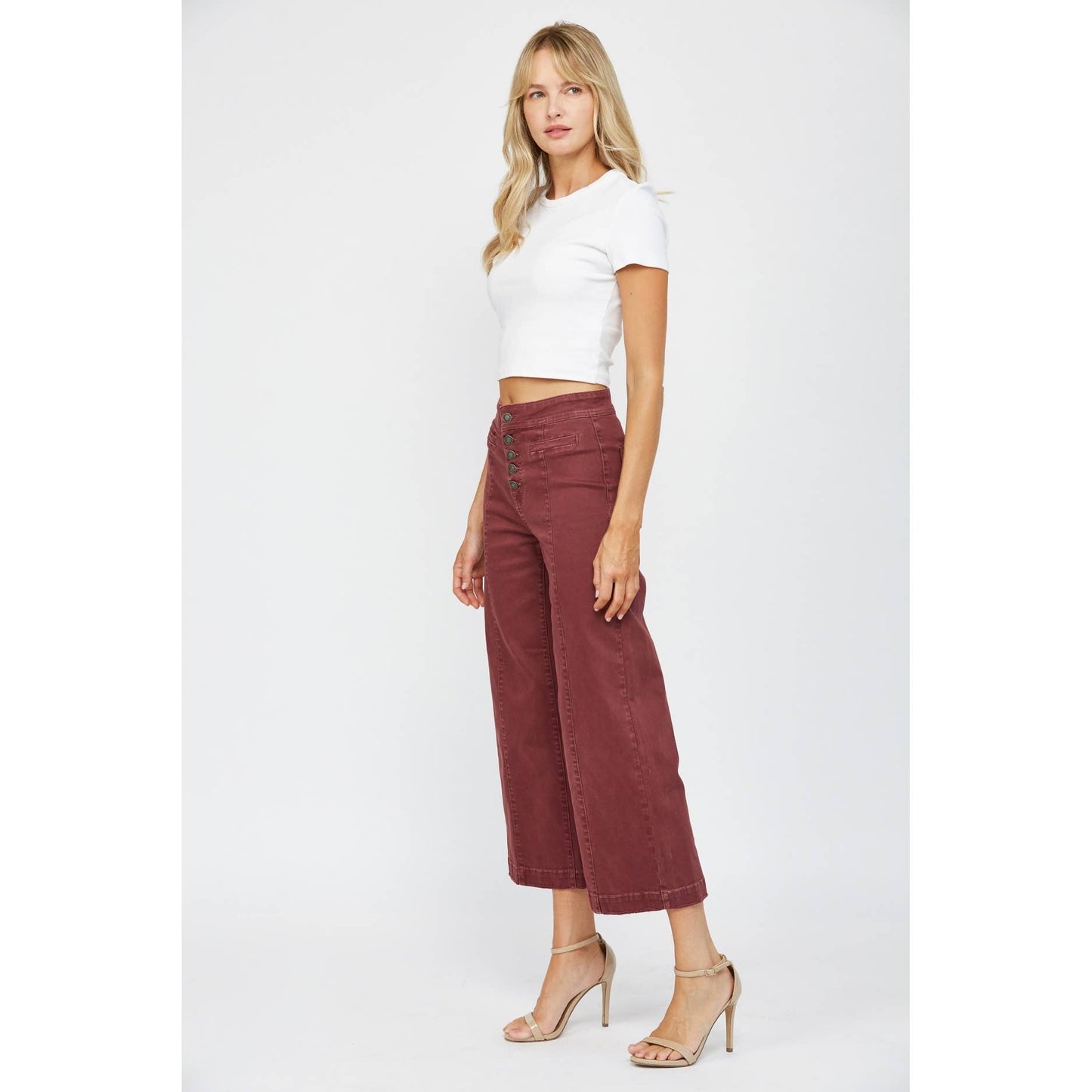 Mica High Rise Crop Wide Leg