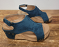 Corkys Carley Teal Faux Suede Wedge