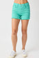 Judy Blue Mid Rise Aquamarine Shorts
