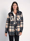 Thread & Supply Black and Copper Tullis Fleece Shacket
