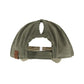 Olive Solid Cotton C.C High Pony Ballcap with Side Net Panels