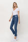Stretch High Rise Slim Straight Ankle